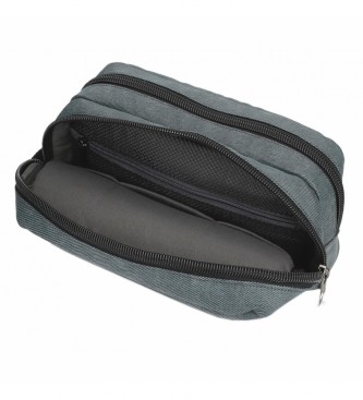 Pepe Jeans Saco Sunrise Toilet Two Compartments Adaptable grey -26x16x12cm