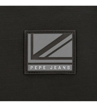 Pepe Jeans Fenix skuldertaske sort, bl -15x19,5x6cm