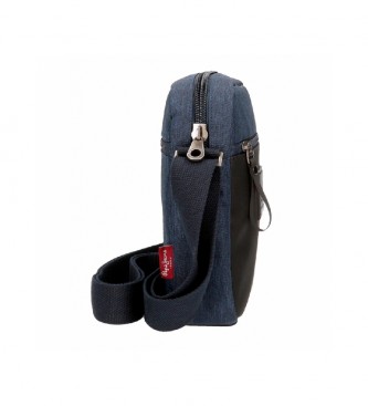Pepe Jeans Fenix shoulder bag black, blue -17x22x6cm