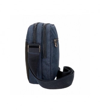 Pepe Jeans Fenix shoulder bag black, blue -17x22x7cm