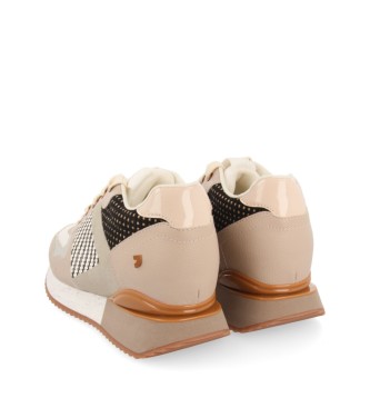 Gioseppo Larosa beige slippers -Height: 5,8 cm