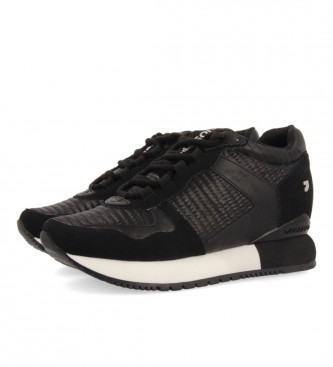 Gioseppo Zachari black sneakers -Height cua 5,8 cm
