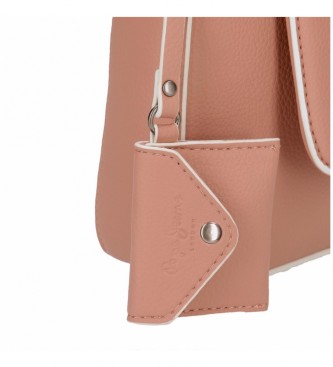 Pepe Jeans Jeny pink handbag -27,5x19x4cm