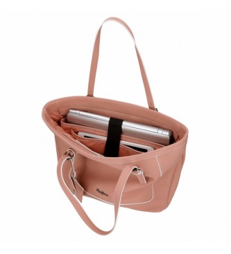 Pepe Jeans Jeny pink handbag -42x29x11cm
