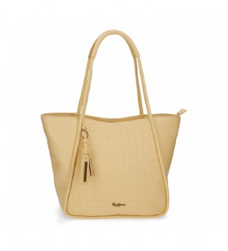 Pepe Jeans Naiara handbag yellow -42,5x38x12cm