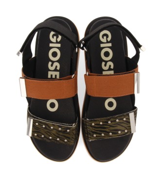 Gioseppo Minneola sandals black -Sole height: 6cm