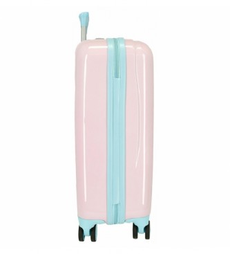 Roll Road Cabin Suitcase Meine kleine Stadt rosa -38x55x20cm