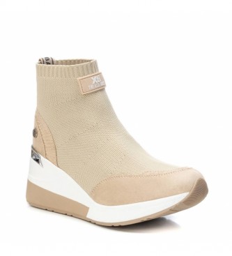 Xti Ankle boots 036826 beige -Height: 6 cm
