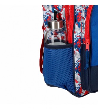 Spiderman Spiderman Hero Backpack  blue -30x38x12cm