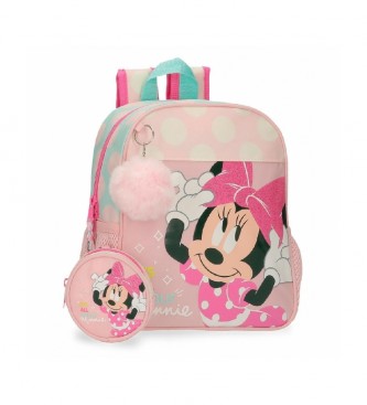 Joumma Bags Minnie Play all pink backpack -21x25x11cm -21x25x11cm-.