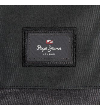 Pepe Jeans Bolso de mano Court negro -24,5x15x6cm-