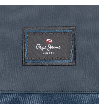 Pepe Jeans Toilet bag Court navy blue -26x16x12cm