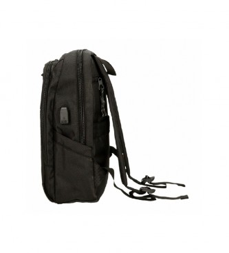 Pepe Jeans Computer backpack Bromley black -25x36x10cm
