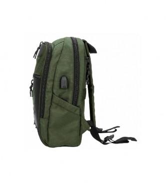 Pepe Jeans Bromley Computer Rucksack grn -25x36x10cm