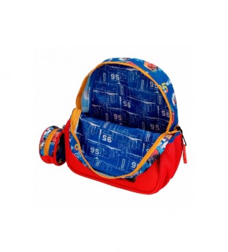 Joumma Bags Carros Backpack Rusteze vermelho-23x25x10cm