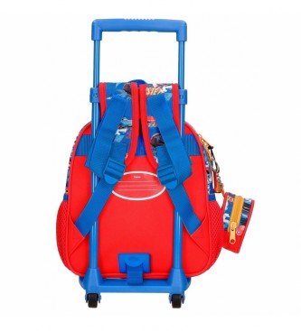 Joumma Bags Carros Rusteze mochila vermelha -23x25x10cm