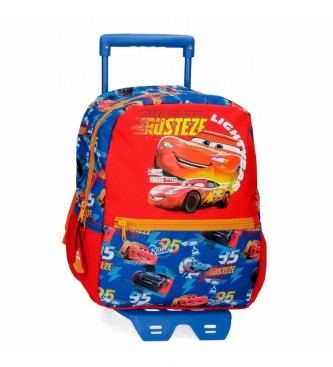 Joumma Bags Cars Rusteze Lightyear 32cm Sac  dos Cars avec trolley rouge, bleu