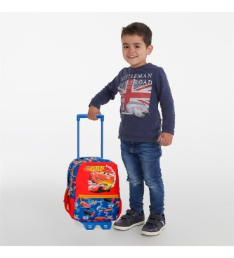 Joumma Bags Cars Rusteze Lightyear 32cm Cars backpack with trolley red, blue