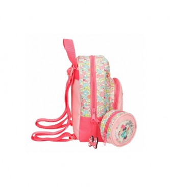 Joumma Bags Minnie Florals backpack pink -19x23x8cm