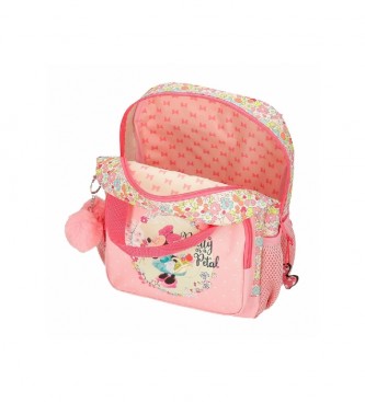 Joumma Bags Minnie Florals pink backpack -23x28x10cm