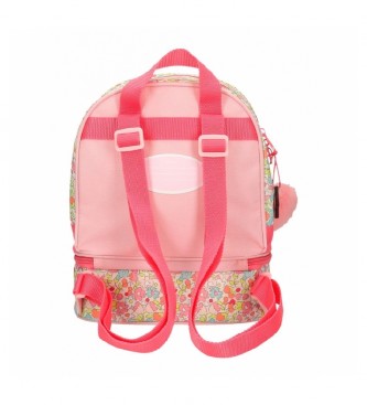 Joumma Bags Minnie Florals backpack pink -23x28x13cm