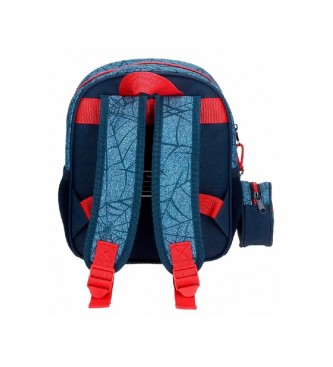 Joumma Bags Spiderman blauwe rugzak -21x25x10cm