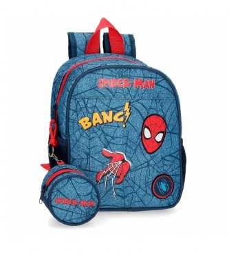Disney Niebieski plecak Spiderman -21x25x10cm