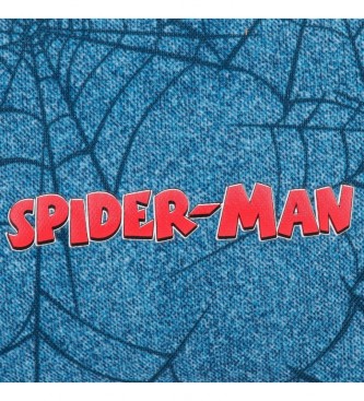 Disney Spiderman blauwe rugzak -21x25x10cm