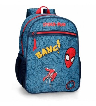 Joumma Bags Spiderman Denim rygsk 33cm Kan tilpasses til trolley bl 