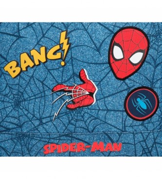 Joumma Bags Spiderman Denim rygsk 33cm Kan tilpasses til trolley bl 