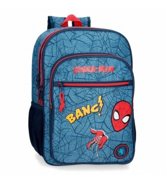 Joumma Bags Spiderman blauwe rugzak -31x42x13cm