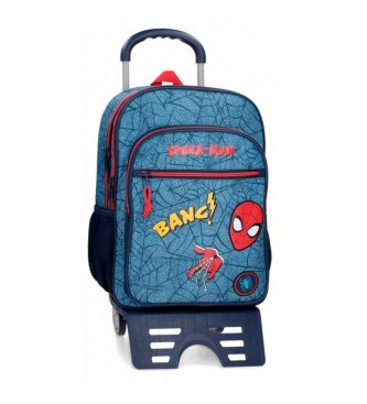 Spiderman Zaino blu Spiderman -31x42x13cm