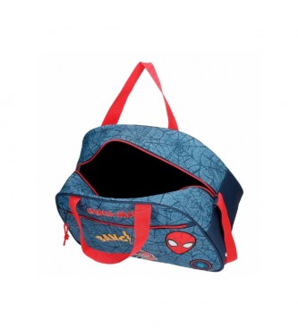 Joumma Bags Sac de voyage Spiderman bleu -40x28x22cm