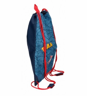 Joumma Bags Sac  dos Spiderman bleu -42x32x0,5cm
