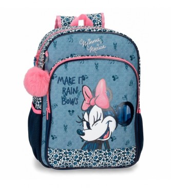 Joumma Bags Minnie Make it Rain bows school backpack 40cm Adaptable to trolley blue