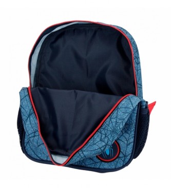 Joumma Bags Spiderman Sac  dos en jean 28cm bleu