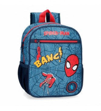 Disney Spiderman Denim backpack 28cm adaptable blue