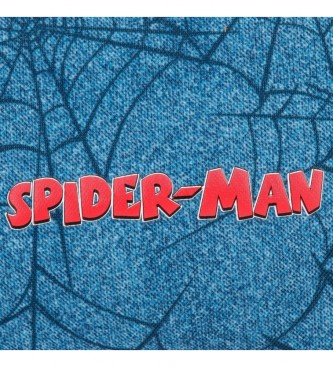 Disney Spiderman Denim 28cm anpassungsfhig Rucksack blau 