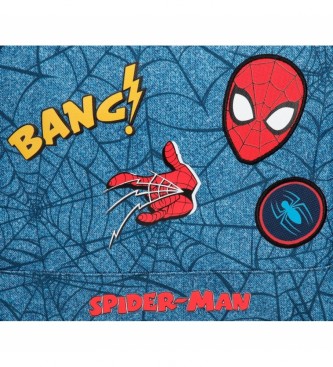 Disney Spiderman Denim 28cm anpassningsbar ryggsck bl 