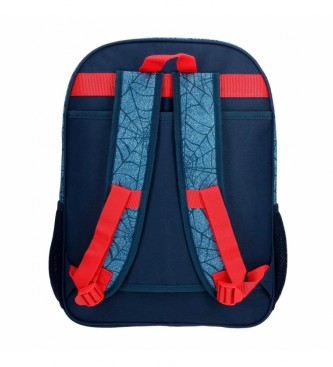 Joumma Bags Zaino Scuola Spiderman Denim 42cm Due Scomparti blu
