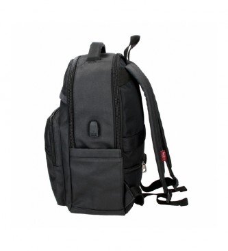 Pepe Jeans Court Computer Backpack black -31x44x15cm