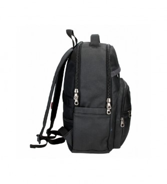 Pepe Jeans Court Computer Backpack black -31x44x15cm