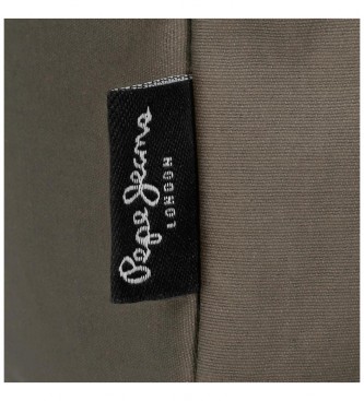 Pepe Jeans Bremen taupe shoulder bag -12x15x3,5cm