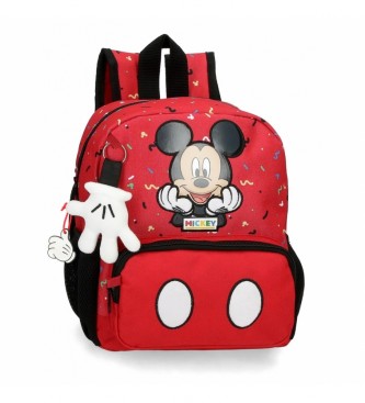 Joumma Bags  uma mochila Mickey Thing Backpack Pr-Escola vermelha -23x28x10cm