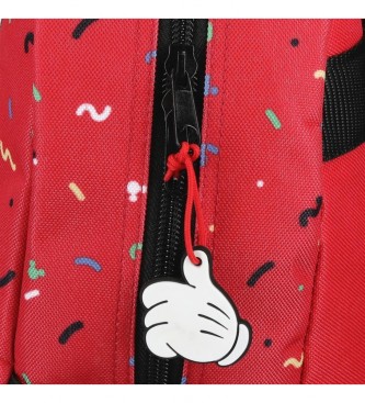 Joumma Bags  uma mochila Mickey Thing Backpack Pr-Escola vermelha -23x28x10cm