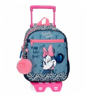 Joumma Bags Minnie Make it Rain bows blue backpack -23x28x10cm