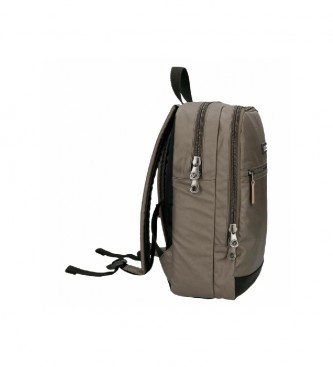 Pepe Jeans Bremen computerrygsk taupe -27x36x12cm