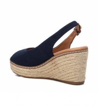 Refresh Sandals 079607 navy blue -Height heel 9 cm