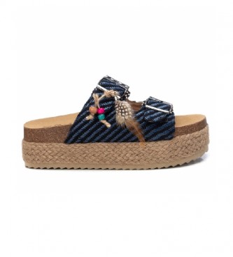 Refresh Sandals 079201 navy blue
