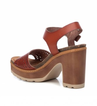 Refresh Sandals 079724 camel -Height heel: 10 cm